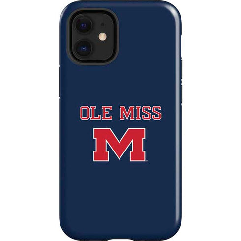 University of Mississippi Ole Miss Blue iPhone 12 Mini Impact Case