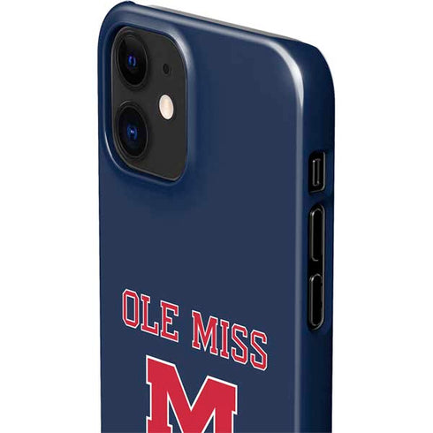 University of Mississippi Ole Miss Blue iPhone 12 Mini Lite Case