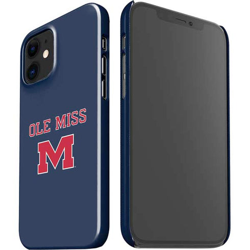 University of Mississippi Ole Miss Blue iPhone 12 Mini Lite Case