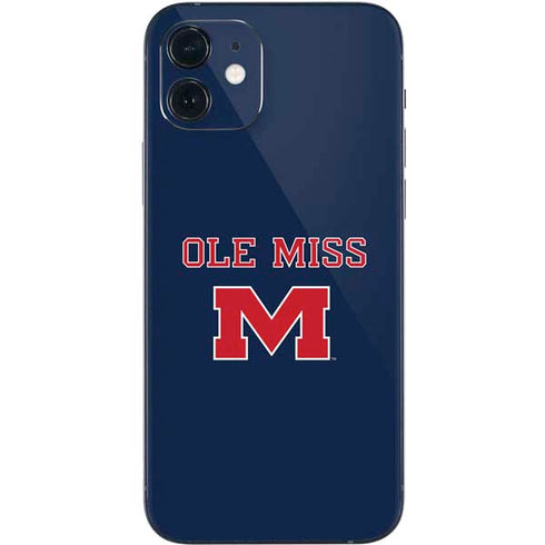 University of Mississippi Ole Miss Blue iPhone 12 Mini Skin