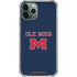 University of Mississippi Ole Miss Blue iPhone 12 Pro Clear Case