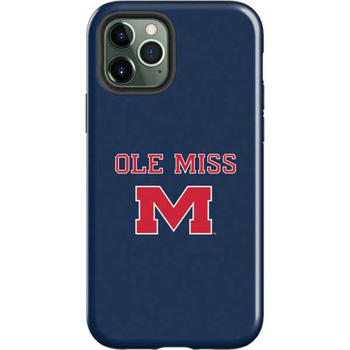 University of Mississippi Ole Miss Blue iPhone 12 Pro Impact Case