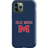 University of Mississippi Ole Miss Blue iPhone 12 Pro Impact Case