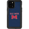 University of Mississippi Ole Miss Blue iPhone 12 Pro Max Waterproof Case