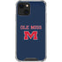 University of Mississippi Ole Miss Blue iPhone 13 Clear Case