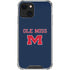 University of Mississippi Ole Miss Blue iPhone 13 Mini Clear Case