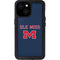 University of Mississippi Ole Miss Blue iPhone 13 Mini Waterproof Case