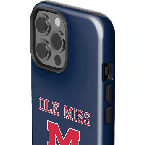 University of Mississippi Ole Miss Blue iPhone 13 Pro Max Impact Case