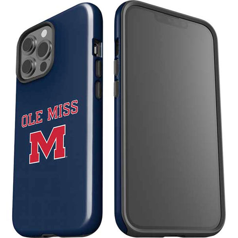 University of Mississippi Ole Miss Blue iPhone 13 Pro Max Impact Case