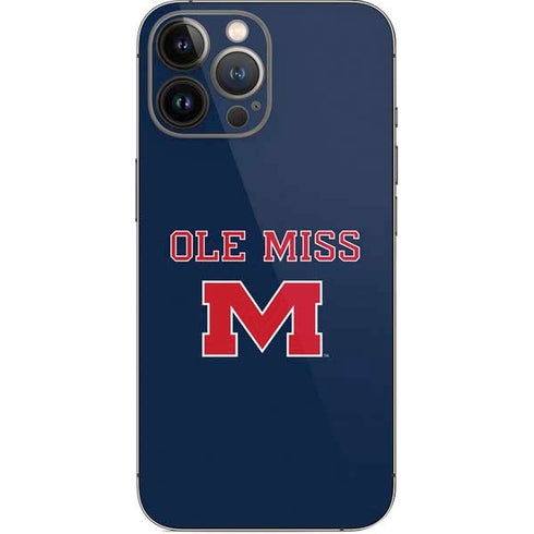 University of Mississippi Ole Miss Blue iPhone 13 Pro Max Skin