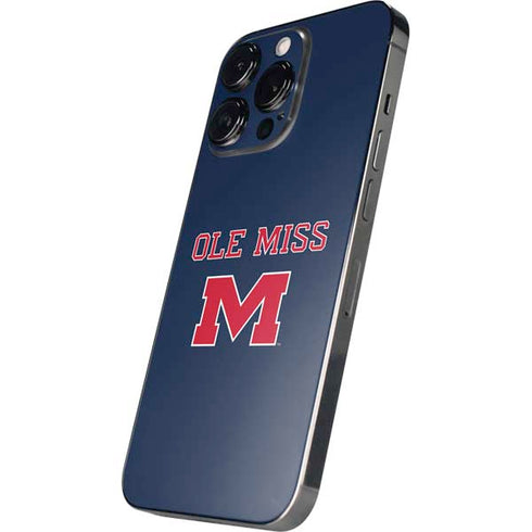 University of Mississippi Ole Miss Blue iPhone 13 Pro Skin