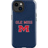 University of Mississippi Ole Miss Blue iPhone 14 Plus Impact Case