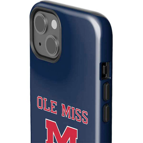 University of Mississippi Ole Miss Blue iPhone 15 Plus Impact Case