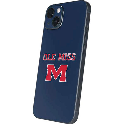 University of Mississippi Ole Miss Blue iPhone 14 Plus Skin