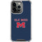 University of Mississippi Ole Miss Blue iPhone 14 Pro Clear Case