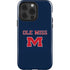 University of Mississippi Ole Miss Blue iPhone 14 Pro Impact Case