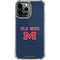 University of Mississippi Ole Miss Blue iPhone 14 Pro Max Clear Case