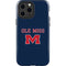 University of Mississippi Ole Miss Blue iPhone 15 Pro Max Impact Case