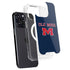 University of Mississippi Ole Miss Blue iPhone 14 Pro Max MagSafe Case