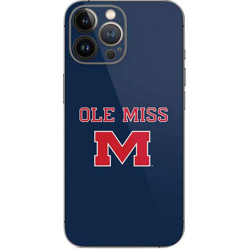 University of Mississippi Ole Miss Blue iPhone 14 Pro Max Skin