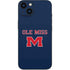 University of Mississippi Ole Miss Blue iPhone 15 Skin