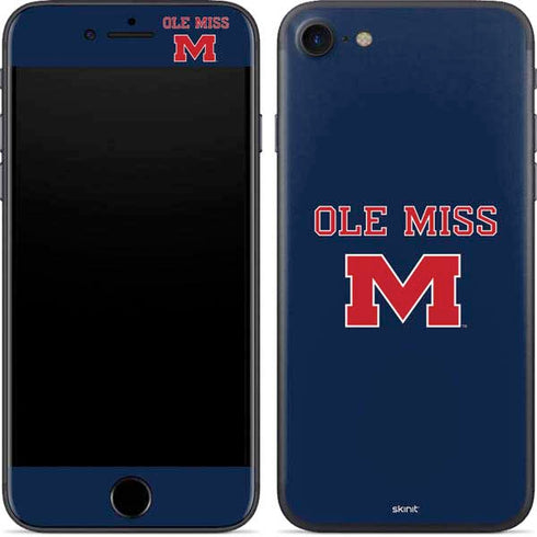 University of Mississippi Ole Miss Blue iPhone 7 Skin
