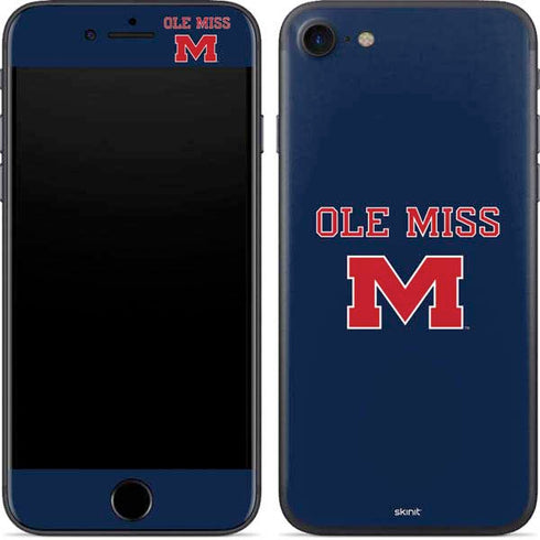 University of Mississippi Ole Miss Blue iPhone 8 Skin