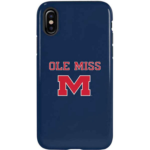 University of Mississippi Ole Miss Blue iPhone X Pro Case