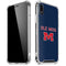 University of Mississippi Ole Miss Blue iPhone XR Clear Case