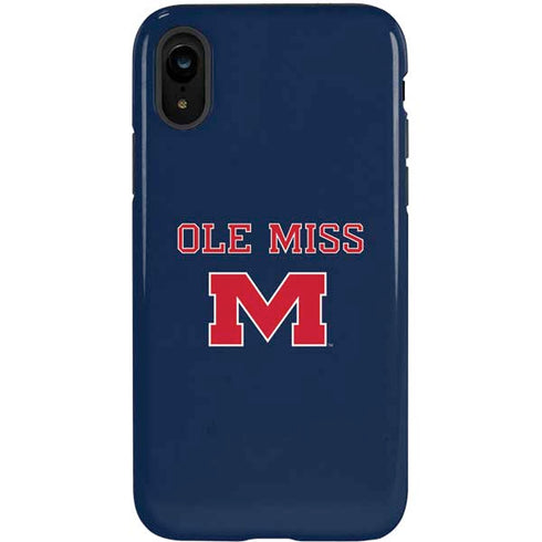 University of Mississippi Ole Miss Blue iPhone XR Pro Case