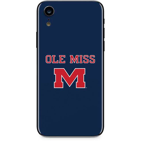 University of Mississippi Ole Miss Blue iPhone XR Skin