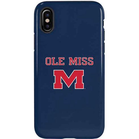 University of Mississippi Ole Miss Blue iPhone XS Pro Case
