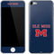 University of Mississippi Ole Miss Blue Apple iPod Skin