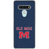University of Mississippi Ole Miss Blue LG Stylo 6 Clear Case
