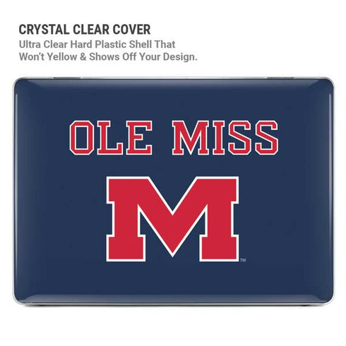 University of Mississippi Ole Miss Blue MacBook Air 13in M1 (2021) Case plus Skin