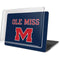 University of Mississippi Ole Miss Blue MacBook Pro 15in (2016-19) Case plus Skin