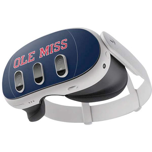 University of Mississippi Ole Miss Blue Meta Quest 3 Skin