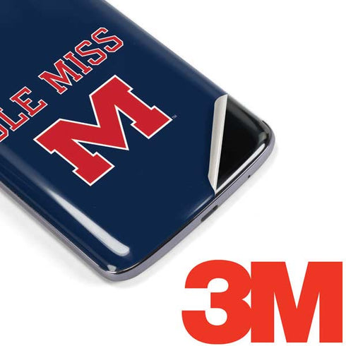 University of Mississippi Ole Miss Blue Moto E5 Plus Skin