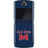 University of Mississippi Ole Miss Blue Motorola RAZR Skin