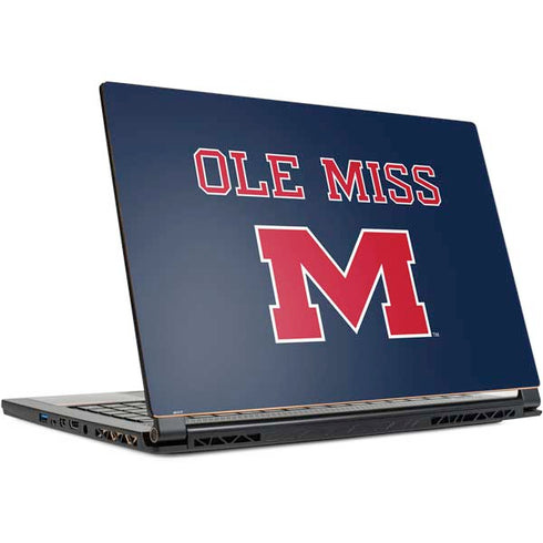 University of Mississippi Ole Miss Blue MSI GS65 Stealth Laptop Skin