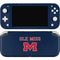 University of Mississippi Ole Miss Blue Nintendo Switch Lite Skin