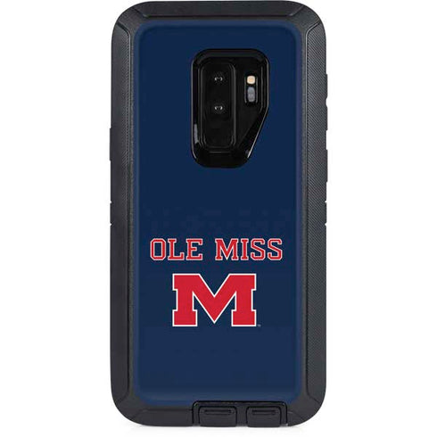 University of Mississippi Ole Miss Blue Otterbox Defender Galaxy Skin