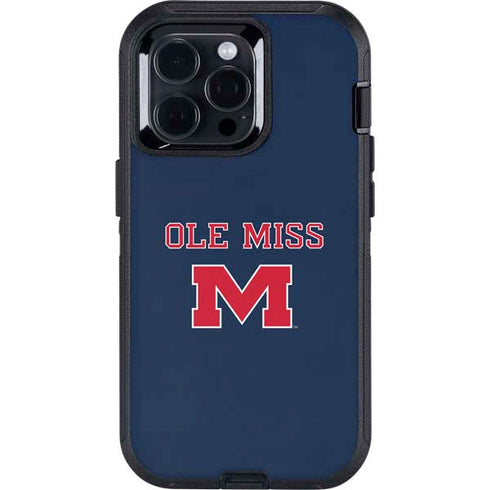 University of Mississippi Ole Miss Blue Otterbox Defender iPhone Skin