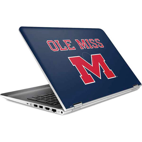 University of Mississippi Ole Miss Blue HP Pavilion Skin