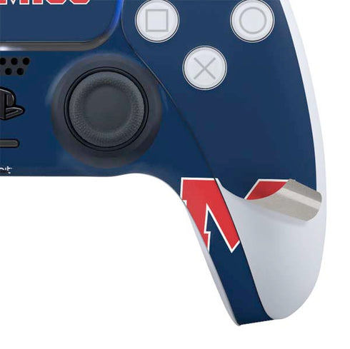 University of Mississippi Ole Miss Blue PS5 Slim Digital Edition Bundle Skin