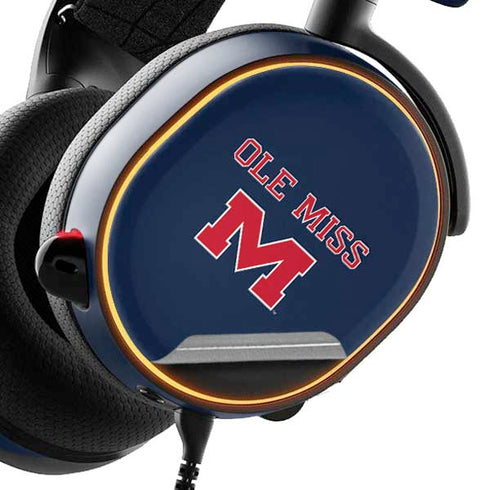 University of Mississippi Ole Miss Blue SteelSeries Arctis 5 Skin