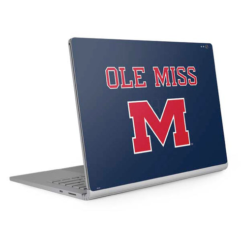 University of Mississippi Ole Miss Blue Surface Book 2 13.5in Skin