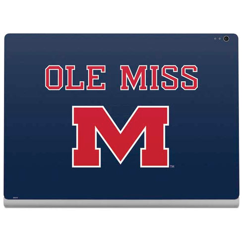 University of Mississippi Ole Miss Blue Surface Book 2 13.5in Skin