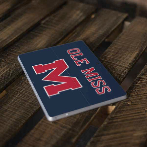 University of Mississippi Ole Miss Blue Surface Go Skin