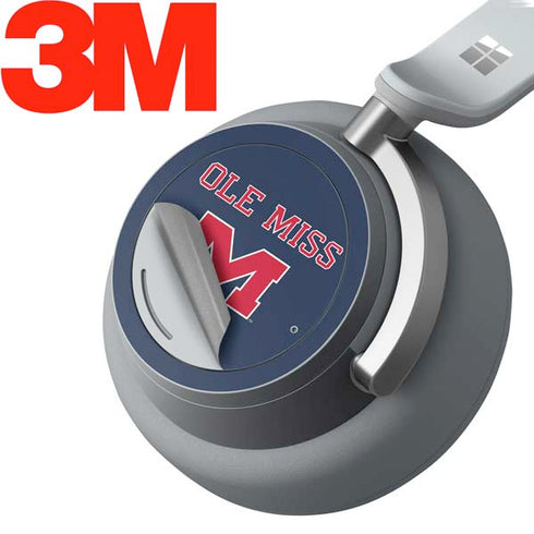 University of Mississippi Ole Miss Blue Surface Headphones Skin